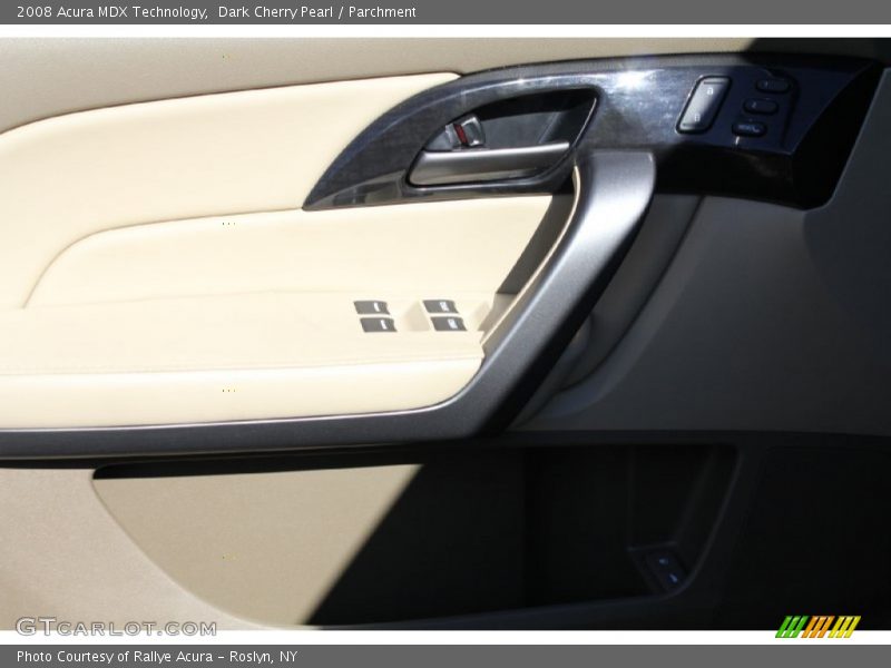 Dark Cherry Pearl / Parchment 2008 Acura MDX Technology