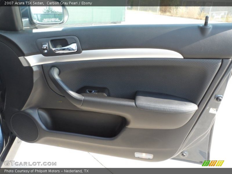 Carbon Gray Pearl / Ebony 2007 Acura TSX Sedan