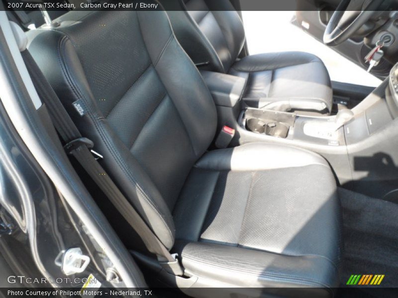 Carbon Gray Pearl / Ebony 2007 Acura TSX Sedan