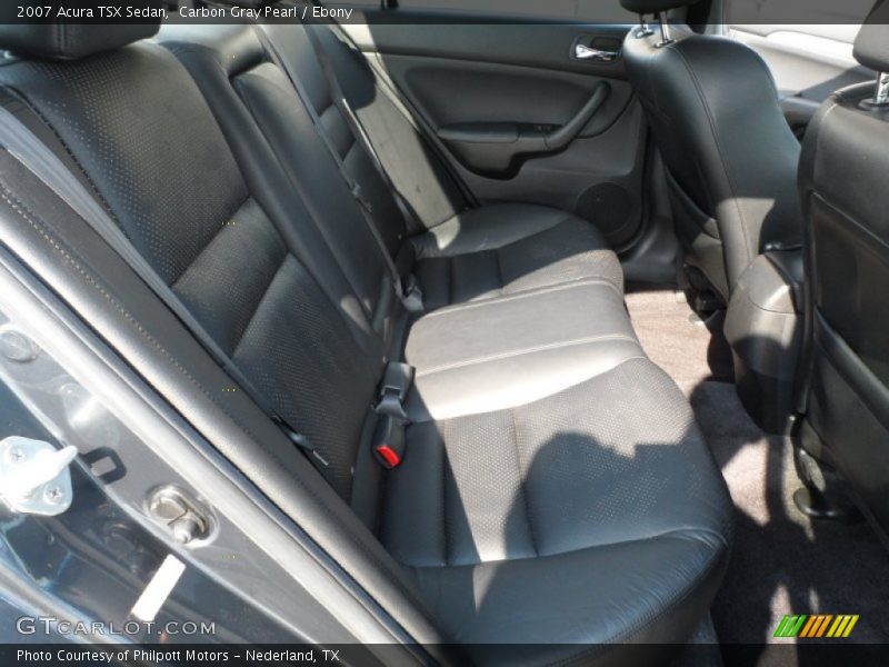 Carbon Gray Pearl / Ebony 2007 Acura TSX Sedan