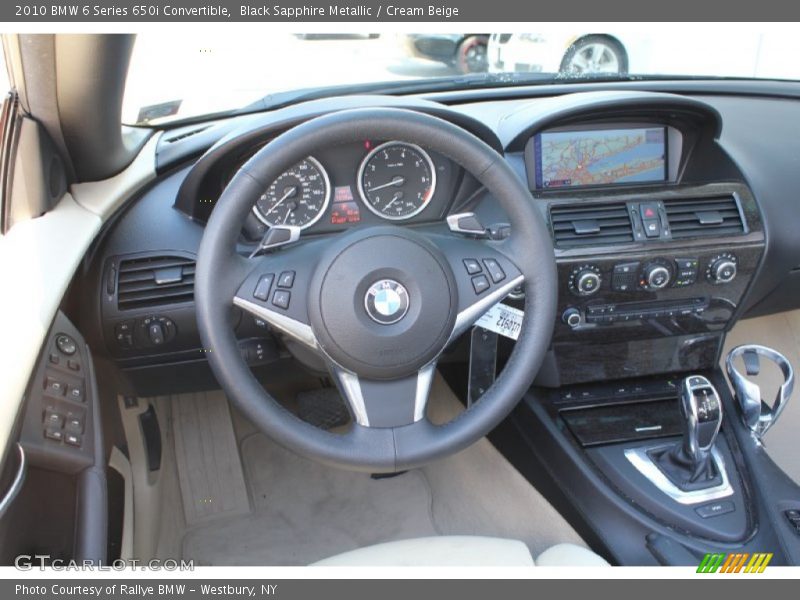 Dashboard of 2010 6 Series 650i Convertible