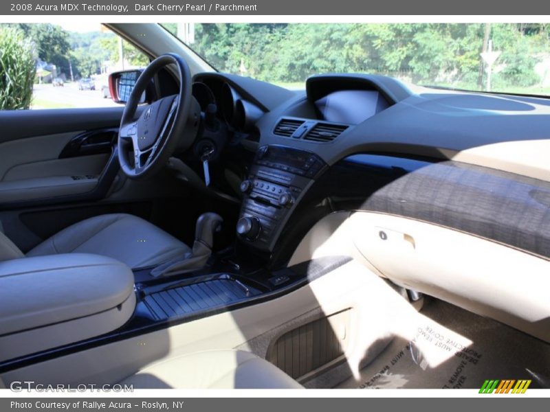 Dark Cherry Pearl / Parchment 2008 Acura MDX Technology