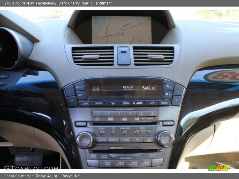 Dark Cherry Pearl / Parchment 2008 Acura MDX Technology