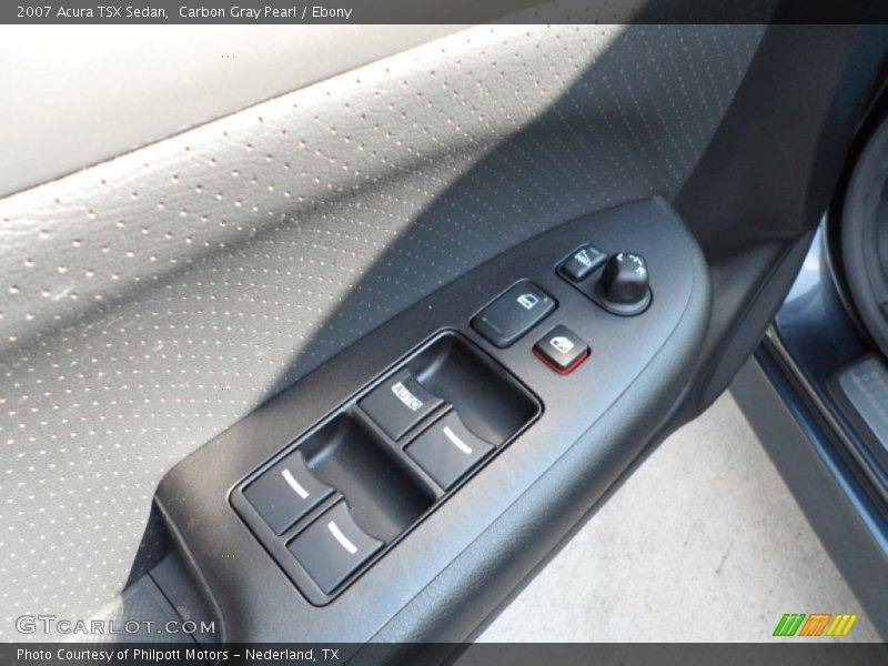 Carbon Gray Pearl / Ebony 2007 Acura TSX Sedan