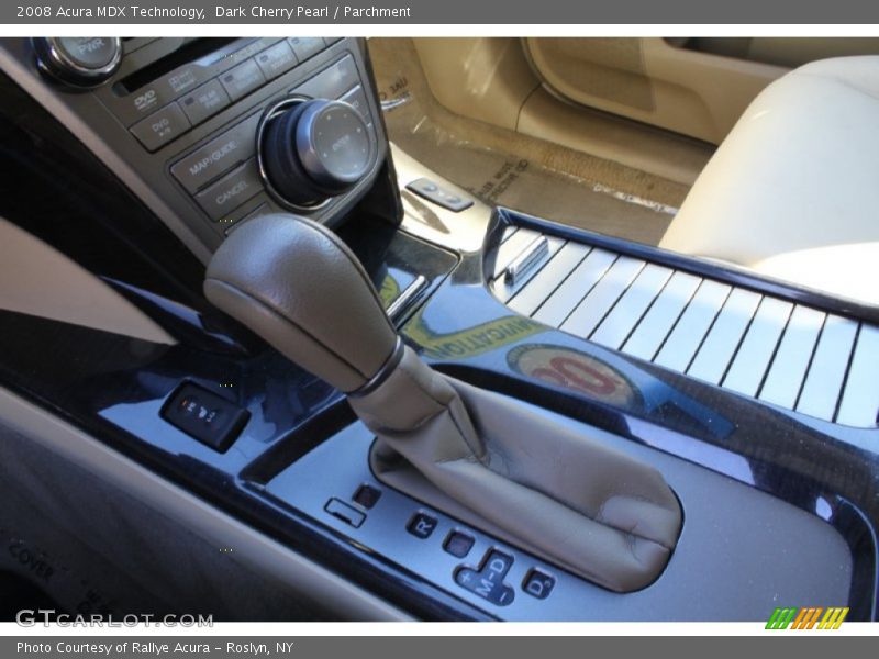 Dark Cherry Pearl / Parchment 2008 Acura MDX Technology
