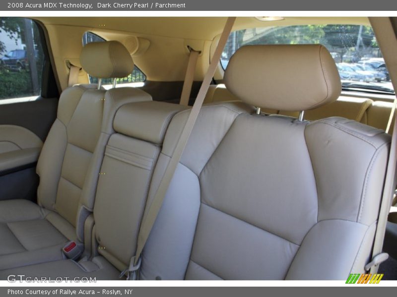 Dark Cherry Pearl / Parchment 2008 Acura MDX Technology