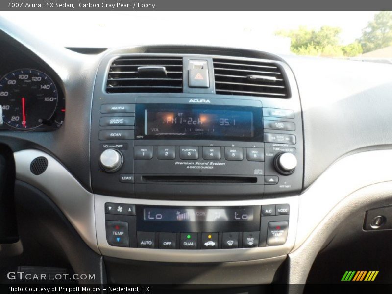 Carbon Gray Pearl / Ebony 2007 Acura TSX Sedan