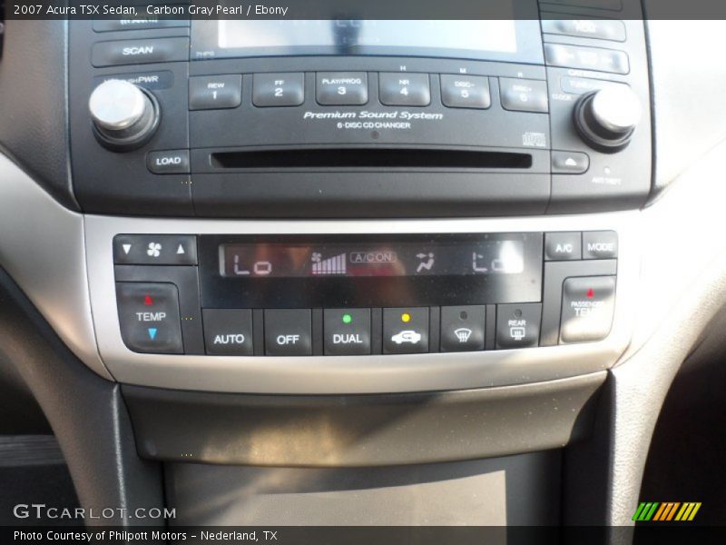 Carbon Gray Pearl / Ebony 2007 Acura TSX Sedan
