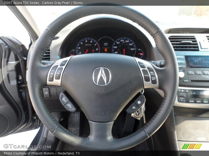 Carbon Gray Pearl / Ebony 2007 Acura TSX Sedan