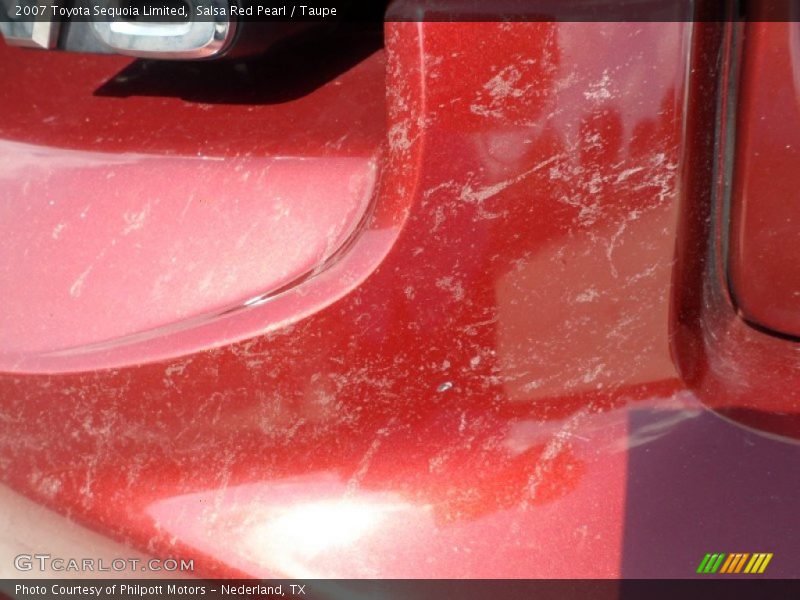 Salsa Red Pearl / Taupe 2007 Toyota Sequoia Limited