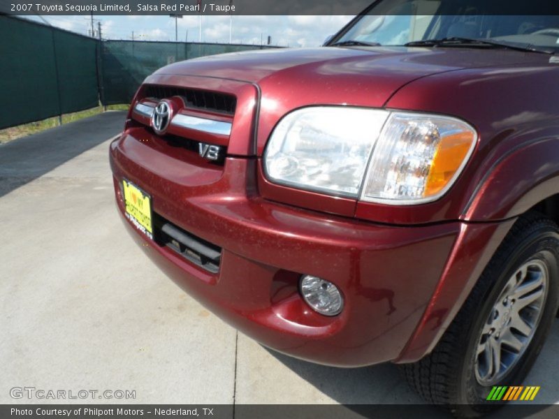 Salsa Red Pearl / Taupe 2007 Toyota Sequoia Limited