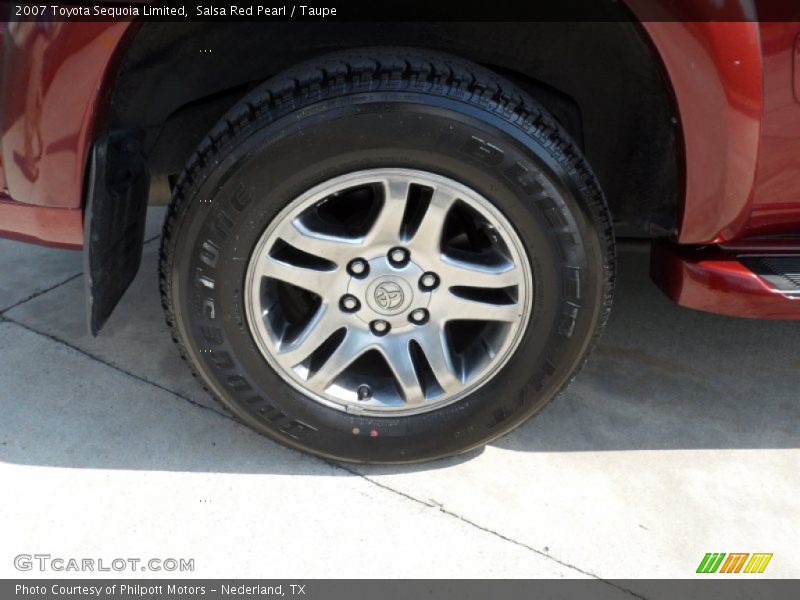 Salsa Red Pearl / Taupe 2007 Toyota Sequoia Limited