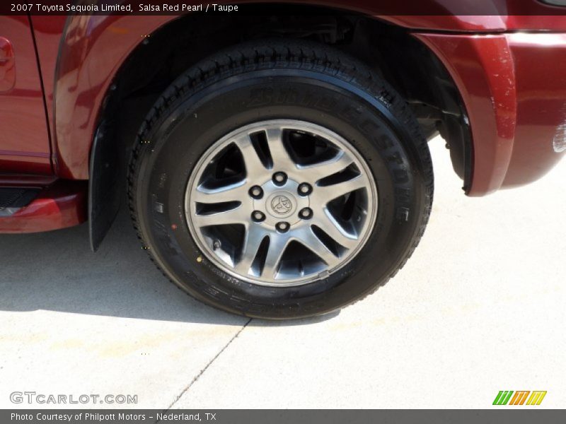 Salsa Red Pearl / Taupe 2007 Toyota Sequoia Limited