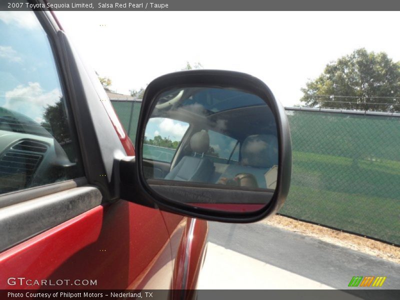 Salsa Red Pearl / Taupe 2007 Toyota Sequoia Limited