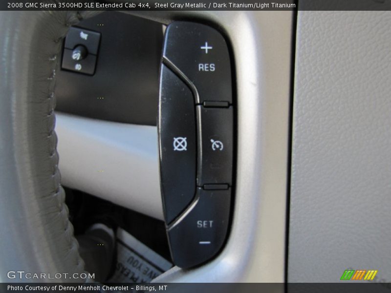 Steel Gray Metallic / Dark Titanium/Light Titanium 2008 GMC Sierra 3500HD SLE Extended Cab 4x4