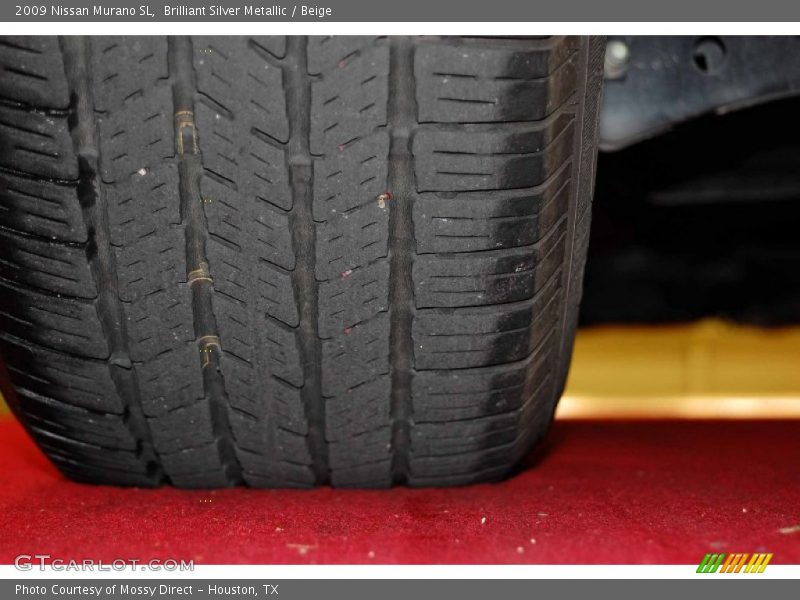 Brilliant Silver Metallic / Beige 2009 Nissan Murano SL