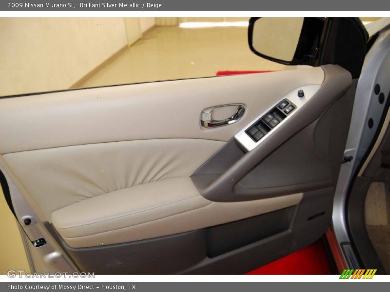 Brilliant Silver Metallic / Beige 2009 Nissan Murano SL