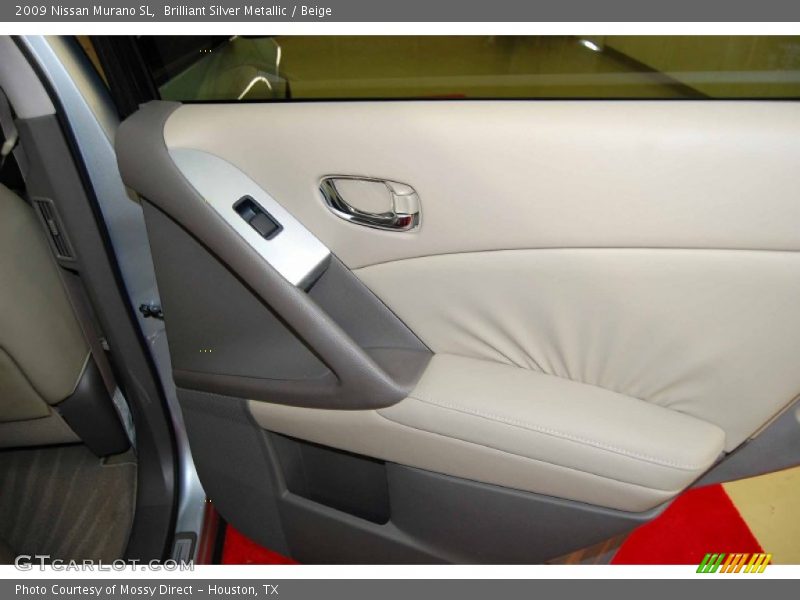 Brilliant Silver Metallic / Beige 2009 Nissan Murano SL