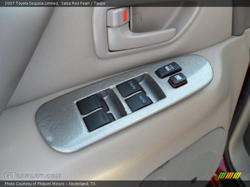 Salsa Red Pearl / Taupe 2007 Toyota Sequoia Limited