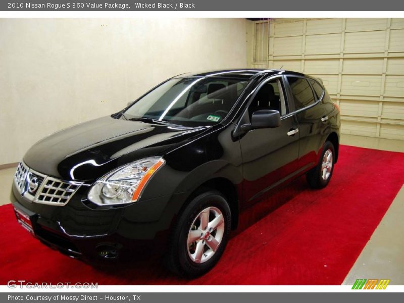 Wicked Black / Black 2010 Nissan Rogue S 360 Value Package