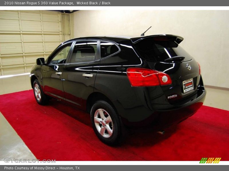 Wicked Black / Black 2010 Nissan Rogue S 360 Value Package