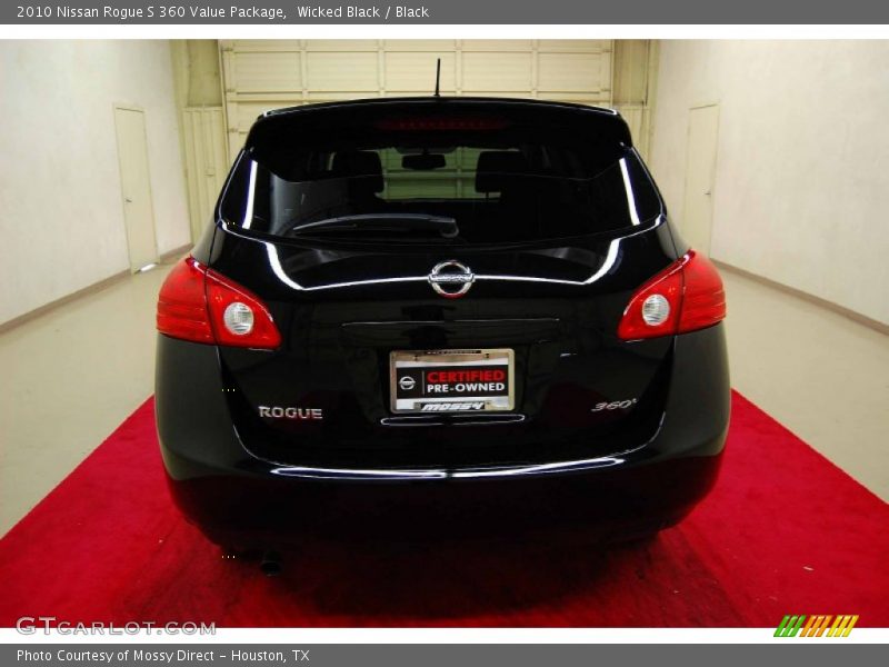 Wicked Black / Black 2010 Nissan Rogue S 360 Value Package