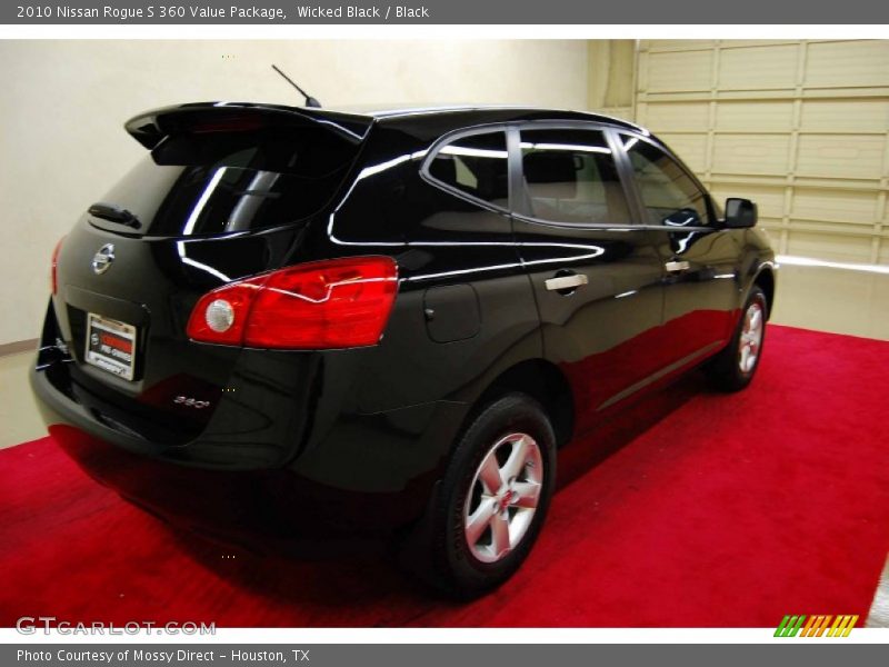 Wicked Black / Black 2010 Nissan Rogue S 360 Value Package