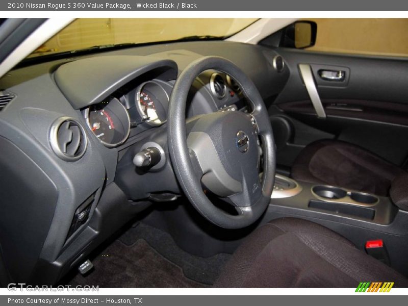 Wicked Black / Black 2010 Nissan Rogue S 360 Value Package