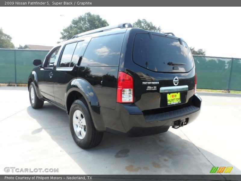 Super Black / Graphite 2009 Nissan Pathfinder S