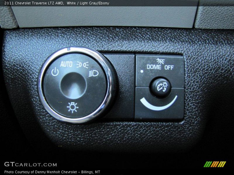 White / Light Gray/Ebony 2011 Chevrolet Traverse LTZ AWD
