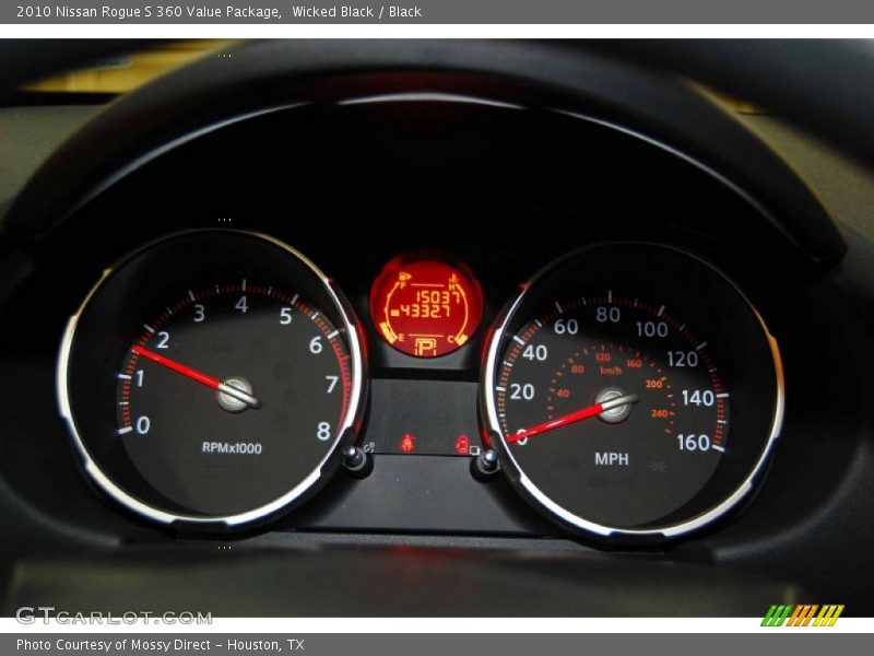 Wicked Black / Black 2010 Nissan Rogue S 360 Value Package
