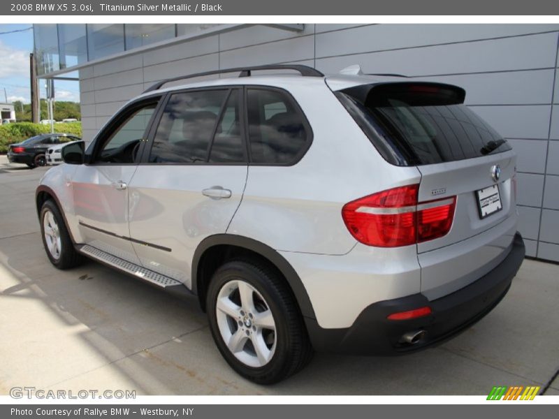 Titanium Silver Metallic / Black 2008 BMW X5 3.0si