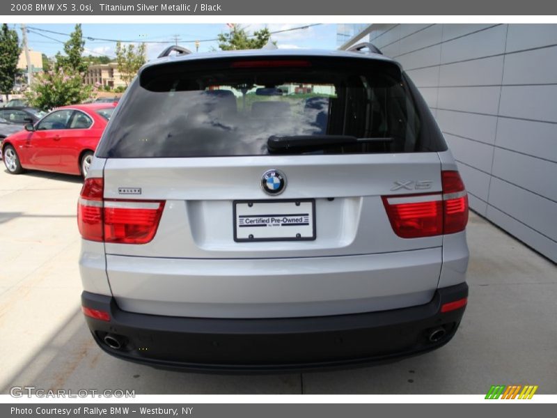 Titanium Silver Metallic / Black 2008 BMW X5 3.0si