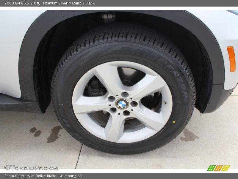 Titanium Silver Metallic / Black 2008 BMW X5 3.0si