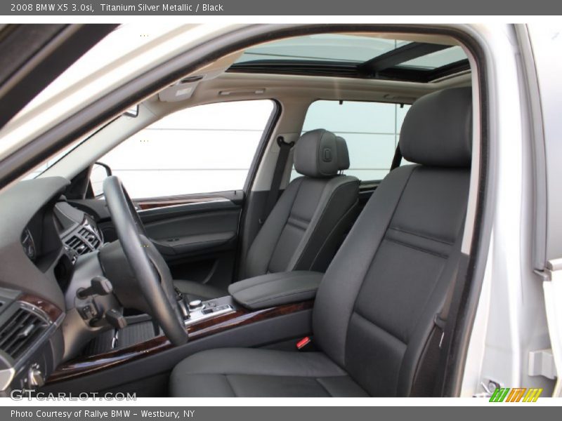 Titanium Silver Metallic / Black 2008 BMW X5 3.0si