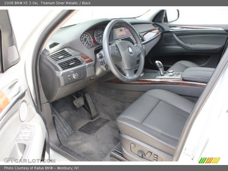 Titanium Silver Metallic / Black 2008 BMW X5 3.0si