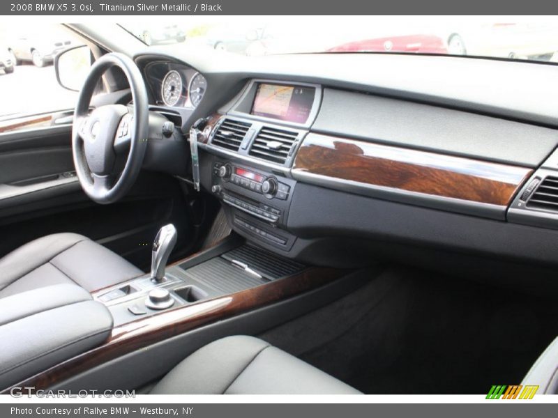 Titanium Silver Metallic / Black 2008 BMW X5 3.0si