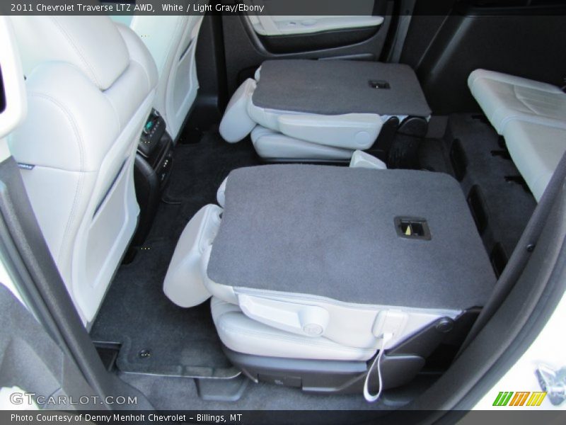 White / Light Gray/Ebony 2011 Chevrolet Traverse LTZ AWD