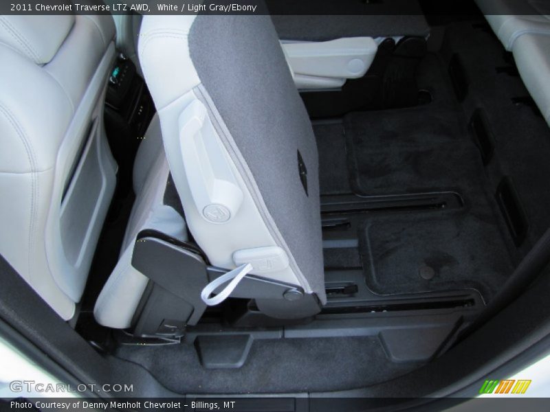 White / Light Gray/Ebony 2011 Chevrolet Traverse LTZ AWD