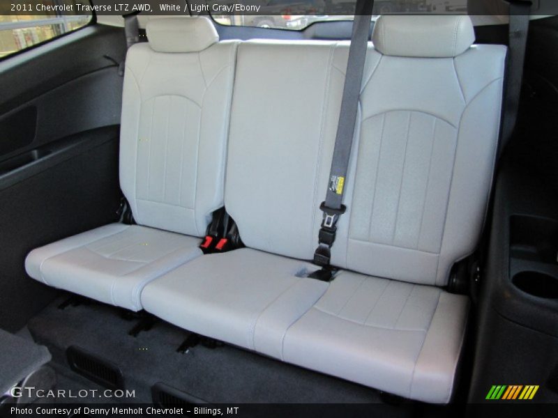 White / Light Gray/Ebony 2011 Chevrolet Traverse LTZ AWD