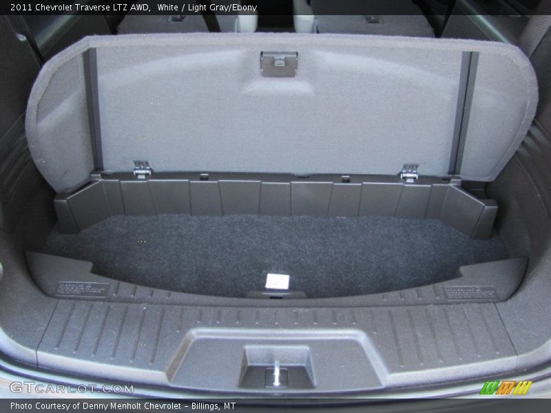 White / Light Gray/Ebony 2011 Chevrolet Traverse LTZ AWD