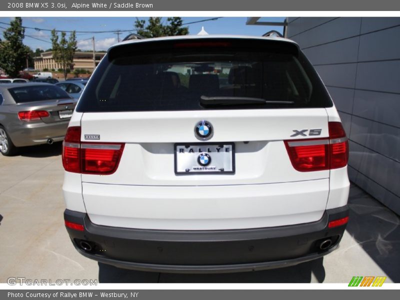 Alpine White / Saddle Brown 2008 BMW X5 3.0si