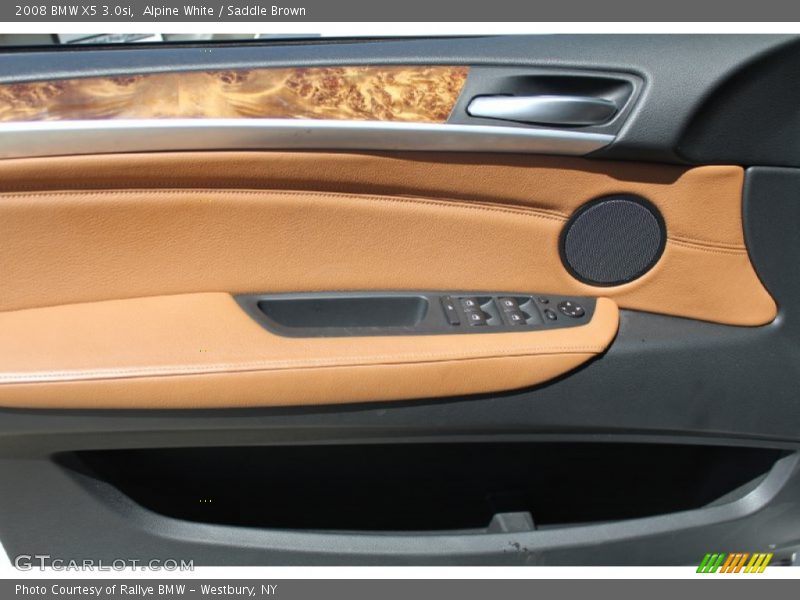 Alpine White / Saddle Brown 2008 BMW X5 3.0si