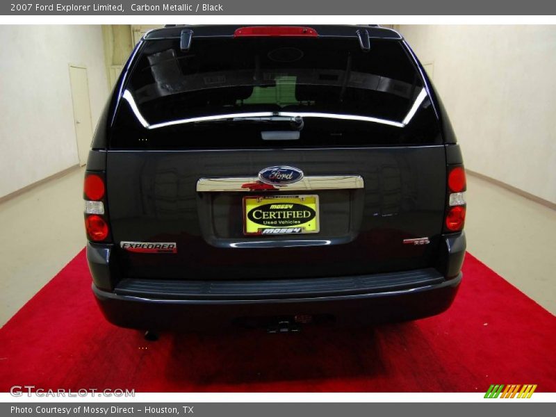 Carbon Metallic / Black 2007 Ford Explorer Limited
