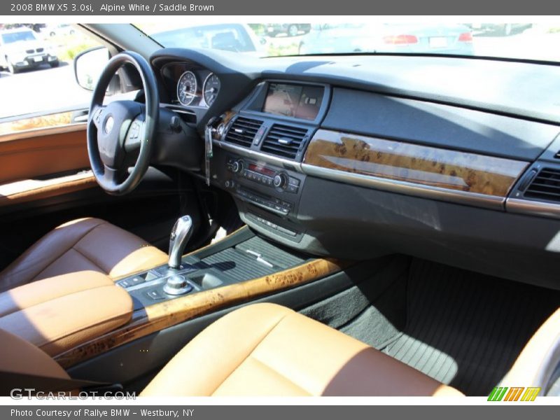 Alpine White / Saddle Brown 2008 BMW X5 3.0si