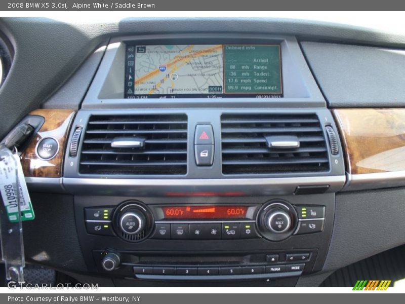 Alpine White / Saddle Brown 2008 BMW X5 3.0si