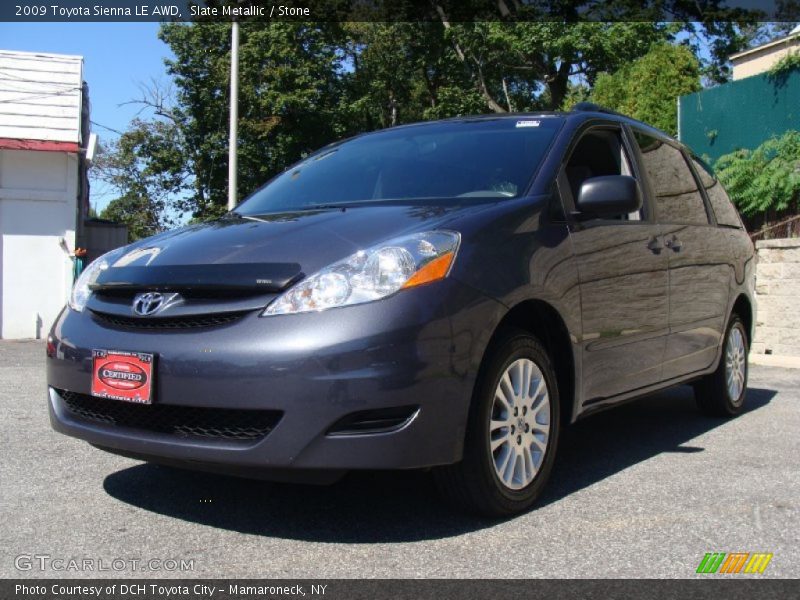 Slate Metallic / Stone 2009 Toyota Sienna LE AWD