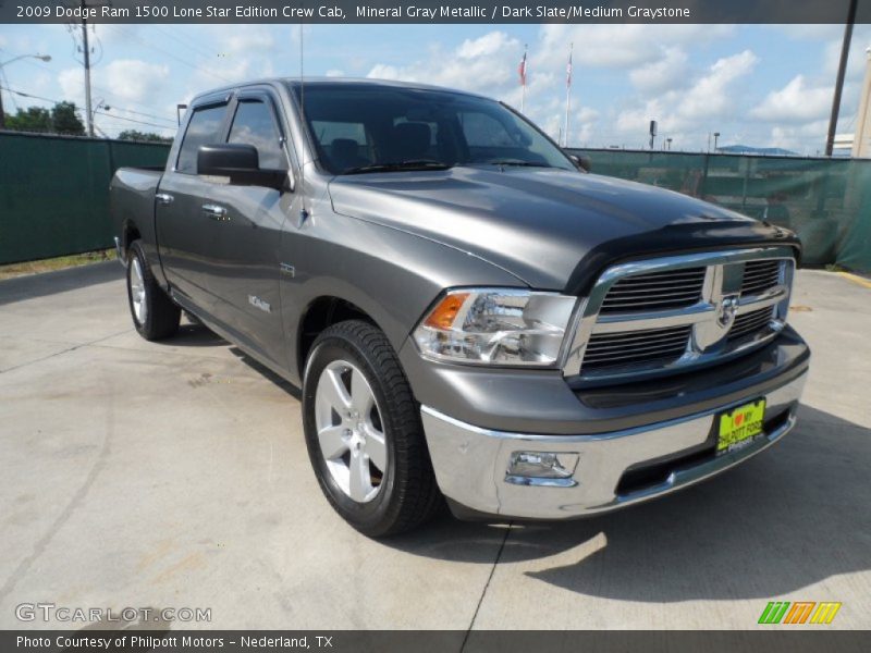 Mineral Gray Metallic / Dark Slate/Medium Graystone 2009 Dodge Ram 1500 Lone Star Edition Crew Cab