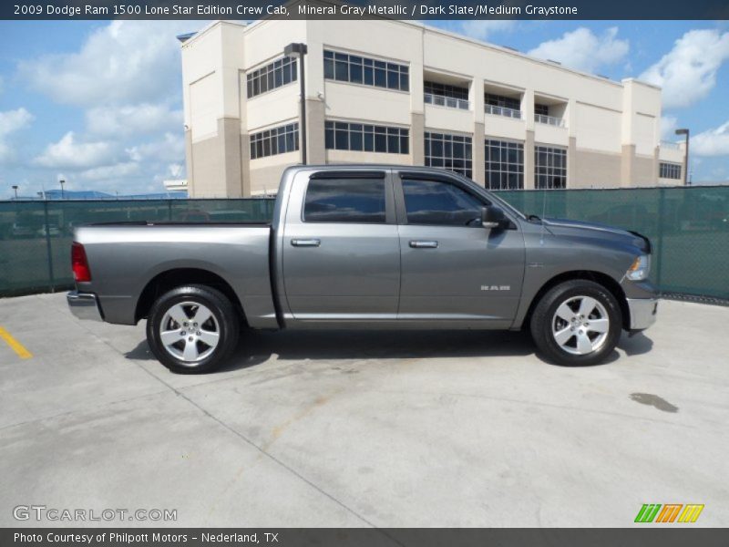 Mineral Gray Metallic / Dark Slate/Medium Graystone 2009 Dodge Ram 1500 Lone Star Edition Crew Cab
