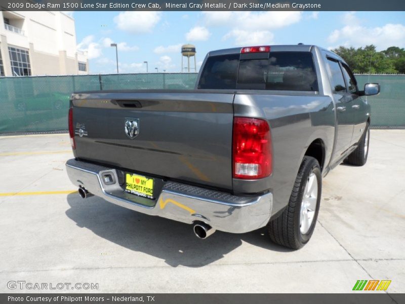 Mineral Gray Metallic / Dark Slate/Medium Graystone 2009 Dodge Ram 1500 Lone Star Edition Crew Cab